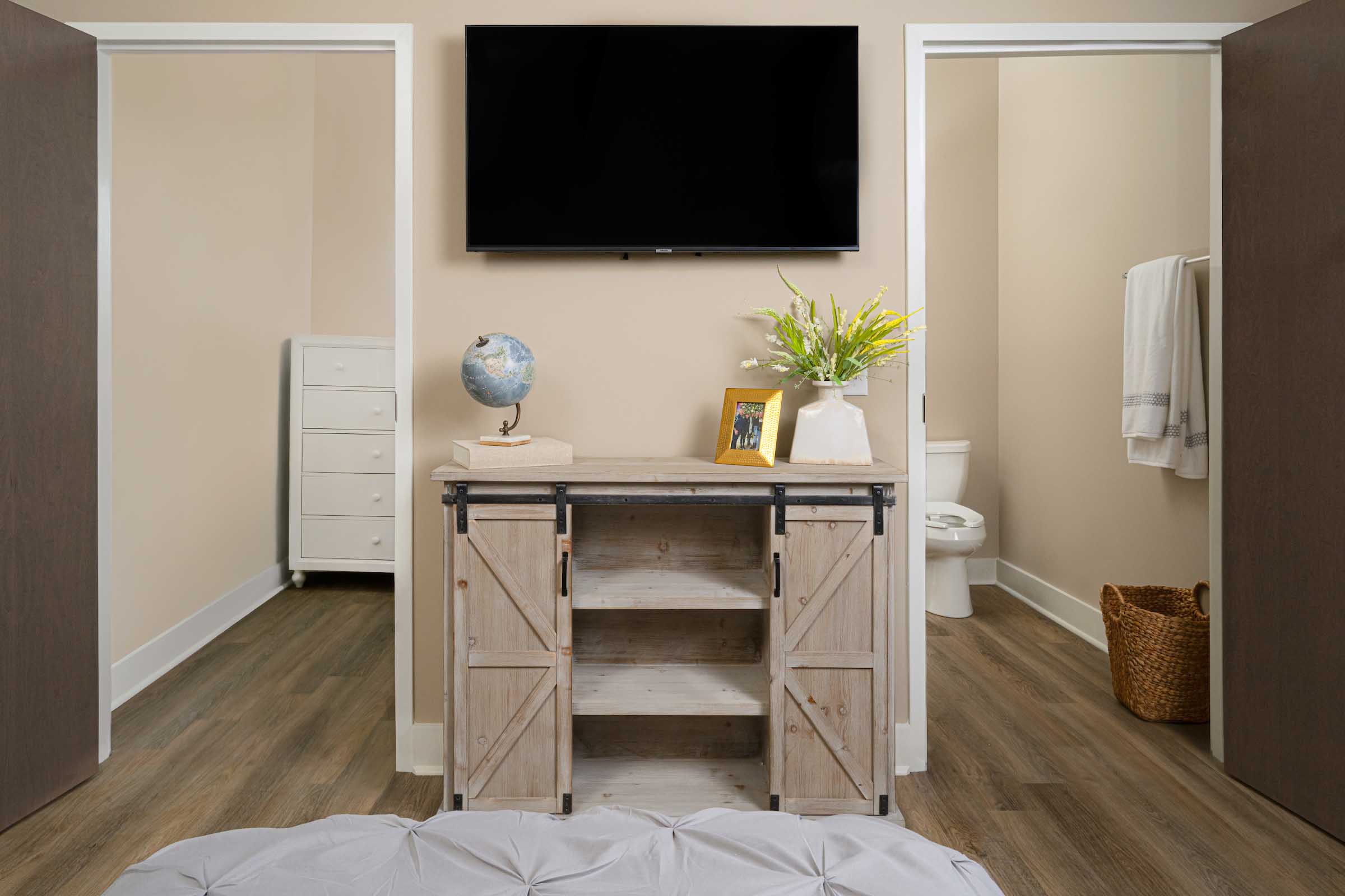Willows-233 Assisted living resident closet and bathroom